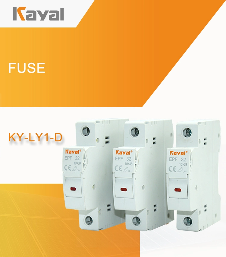 Kayal Manufacturing 12 Volt 48V Electric Fuses Switches 2A 4A 5A 10A 13A 15A 25A 63A PV DC Fuse Link Price