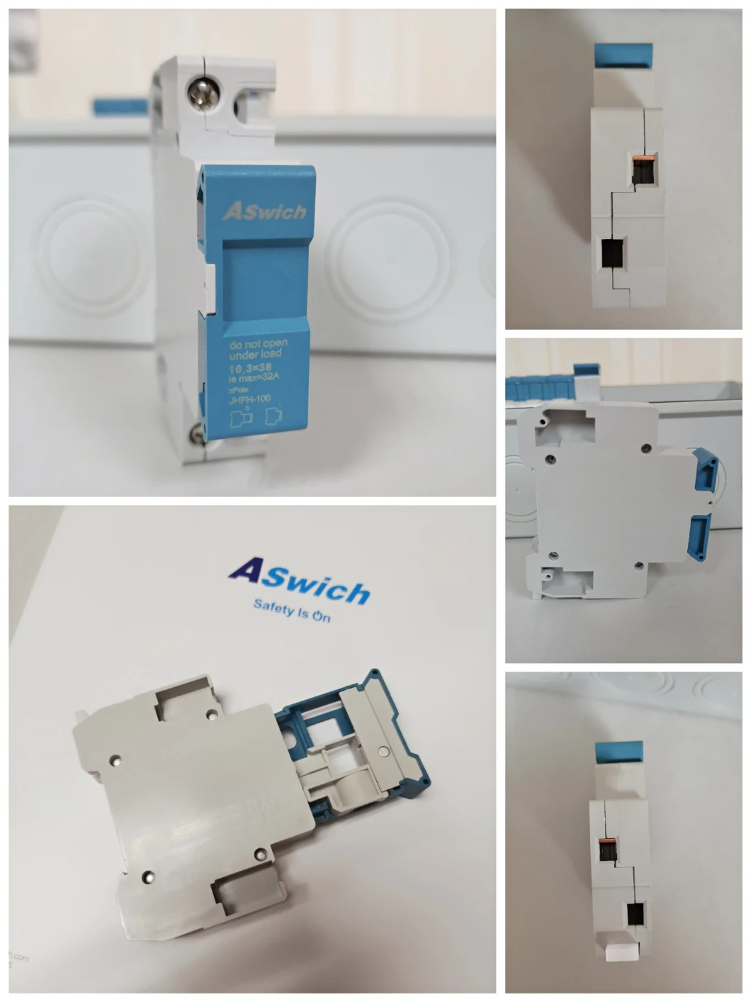 CE DC 1000V 10*38mm 1A, 2A, 3A, 4A, 5A, 6A, 8A, 10A, 12A, 15A, 16A, 20A, 25A, 32A Solar PV Fuse with Fuse Holder Box