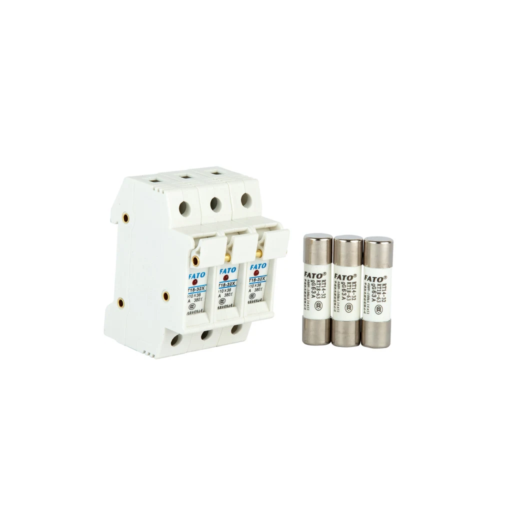 China Professional Manufacturer 32A 63A 125A Fuse Holder with LED Indication for Cylindrical Fuse Link