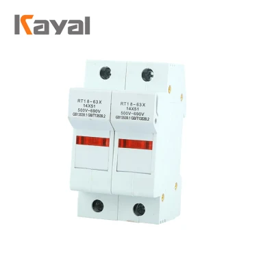 Kayal Rail DIN Type Rt18-63 Porte-fusible cylindrique 3p 32A